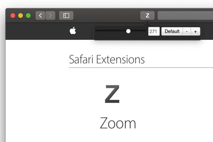 activate zoom safari extension