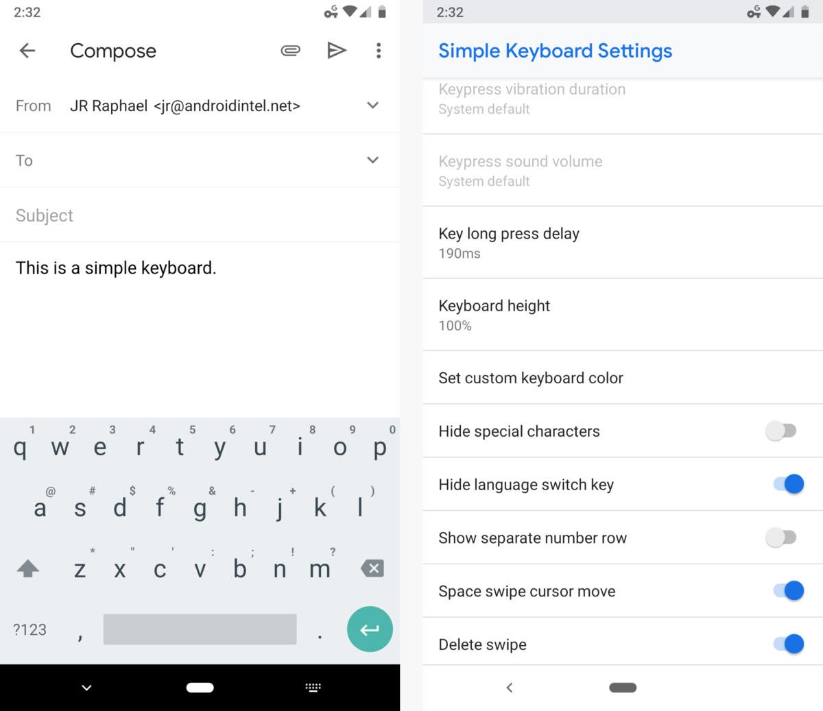 free big button keyboard apps for android