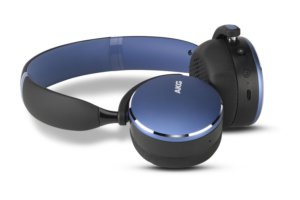 AKG Y500 wireless folding headphonesakg y500 wireless blue