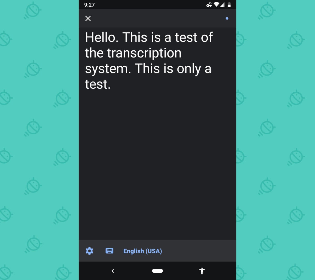 Funciones de accesibilidad de Android: Transcripción en vivo