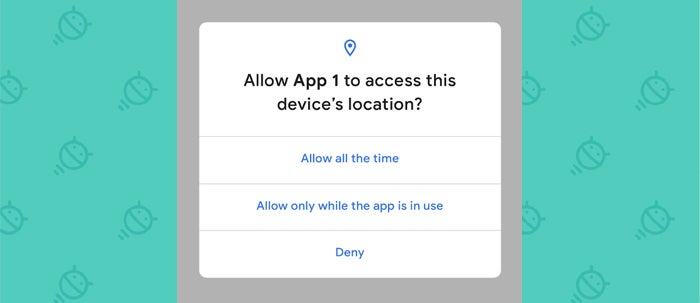 Android Q Beta: Location Permission