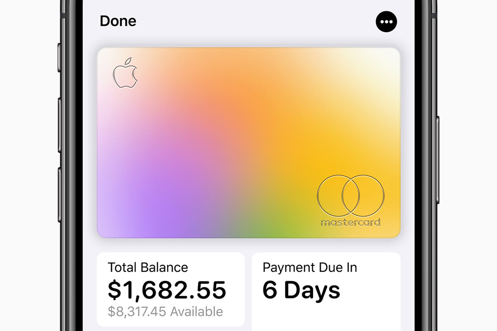 apple card on mint app