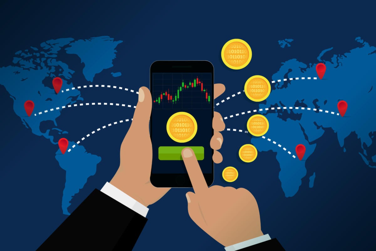 mobile payments using digital currency for global transactions
