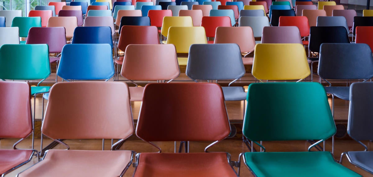 empty chairs classroom colorful diverse diversity hard to fill jobs by siraanamwong getty