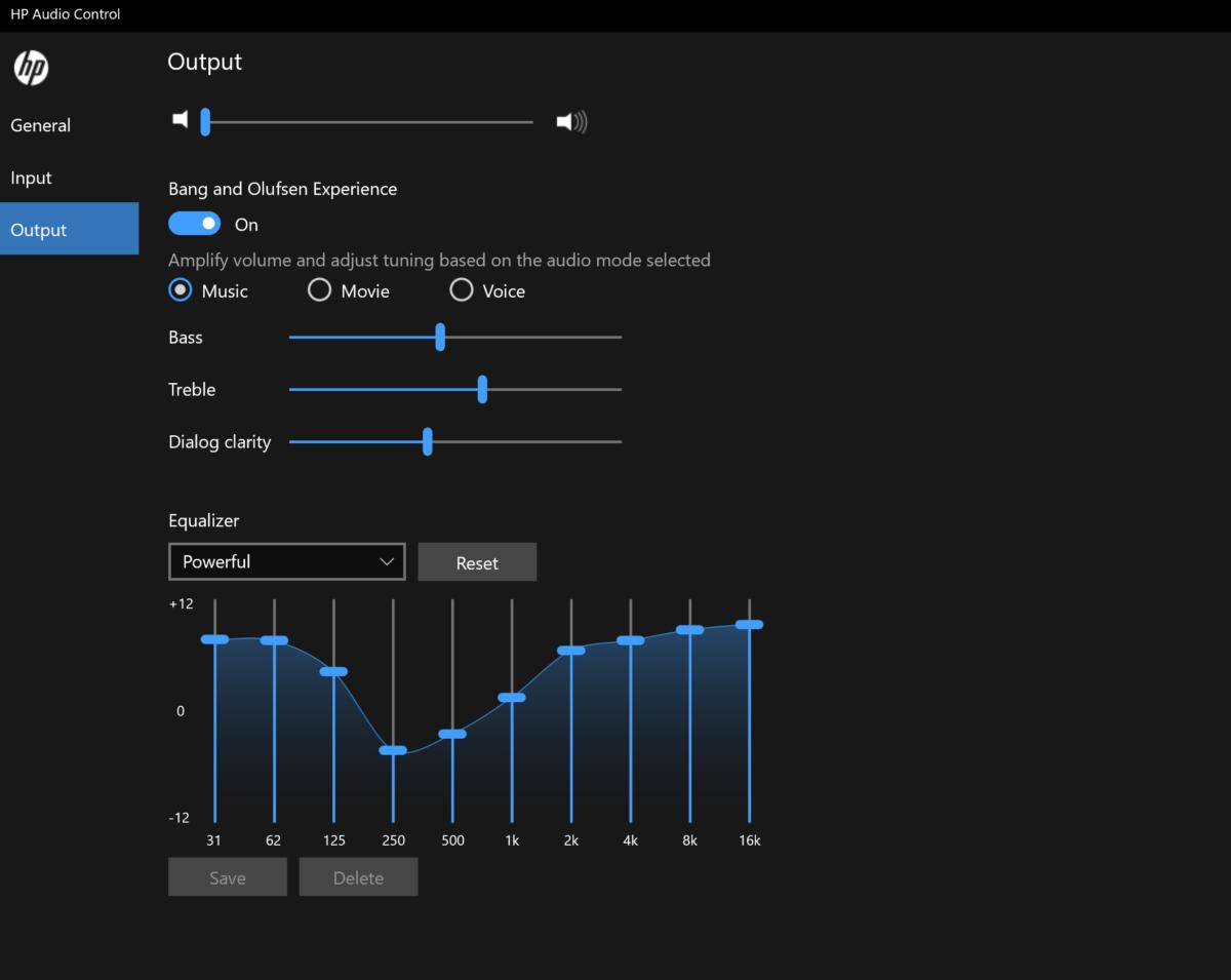 HP Spectre x360 15 2019 hp audio control