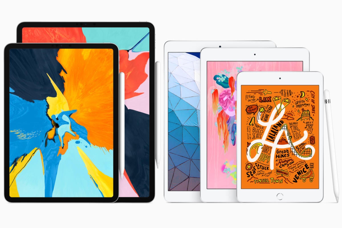 the ipad 2019 range