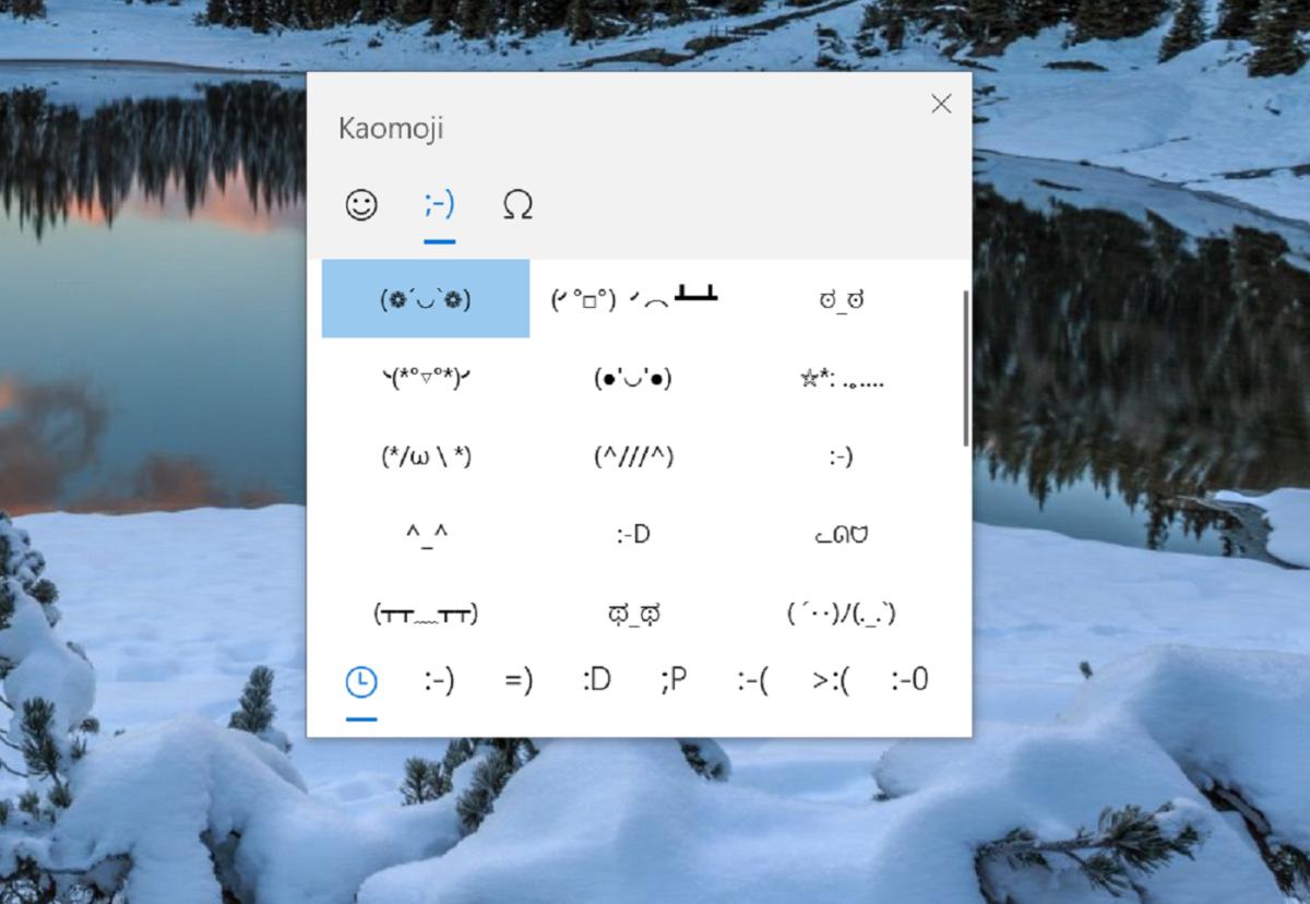 Microsoft Windows 10 April 2019 Update kaomoji big