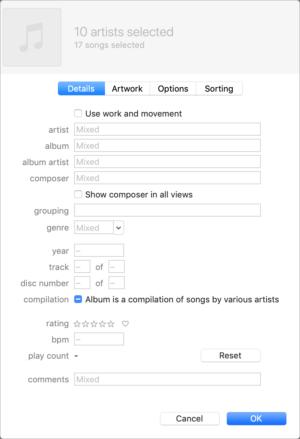 music metadata database for mac