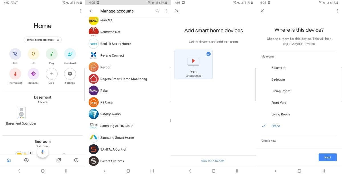 control roku with google assistant