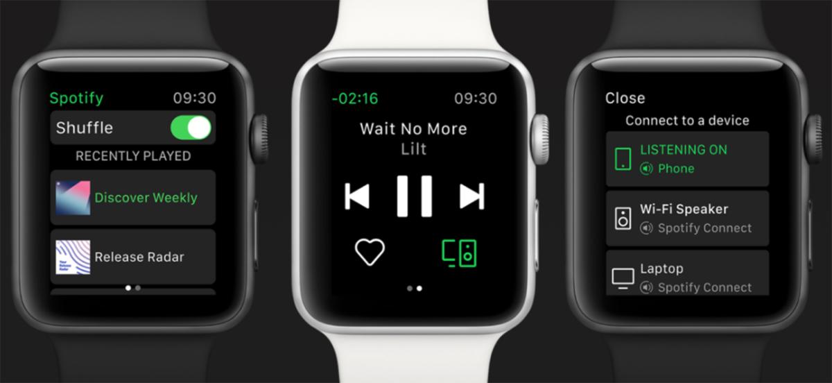 spotify apple watch