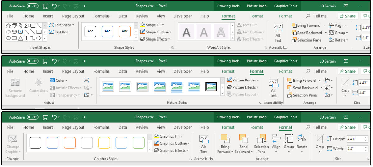 05 drawing tools picture tools graphics tools menus