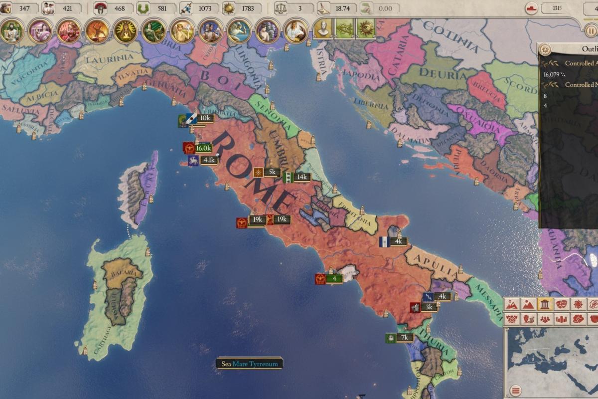 Imperator rome как поменять религию