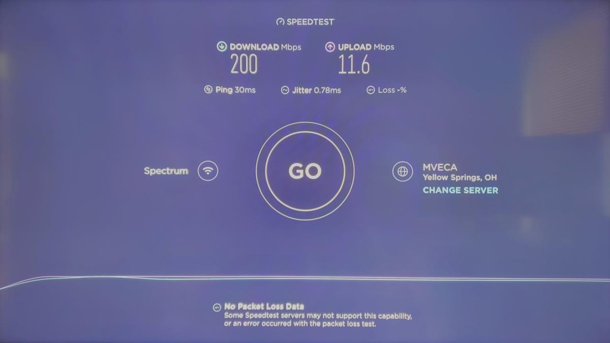 charter download speed test