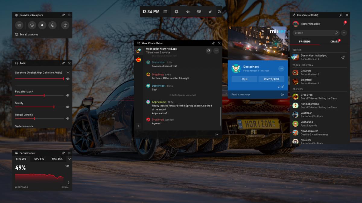 Windows 10 Game Bar - New