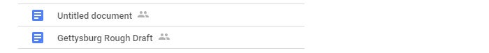 google drive collaboration shared files