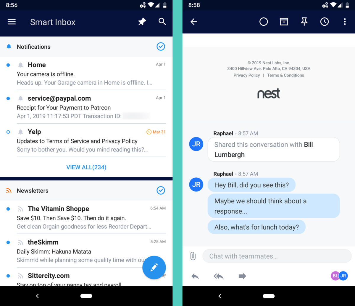 email reader app android