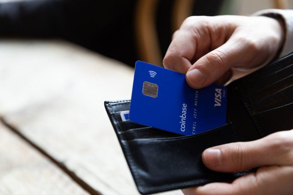 coinbase bank card