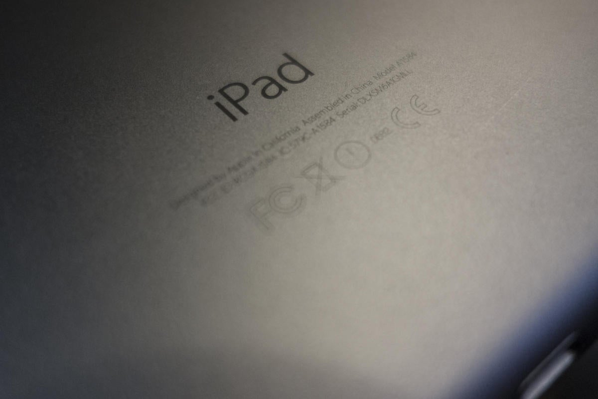 číslo modelu iPadu