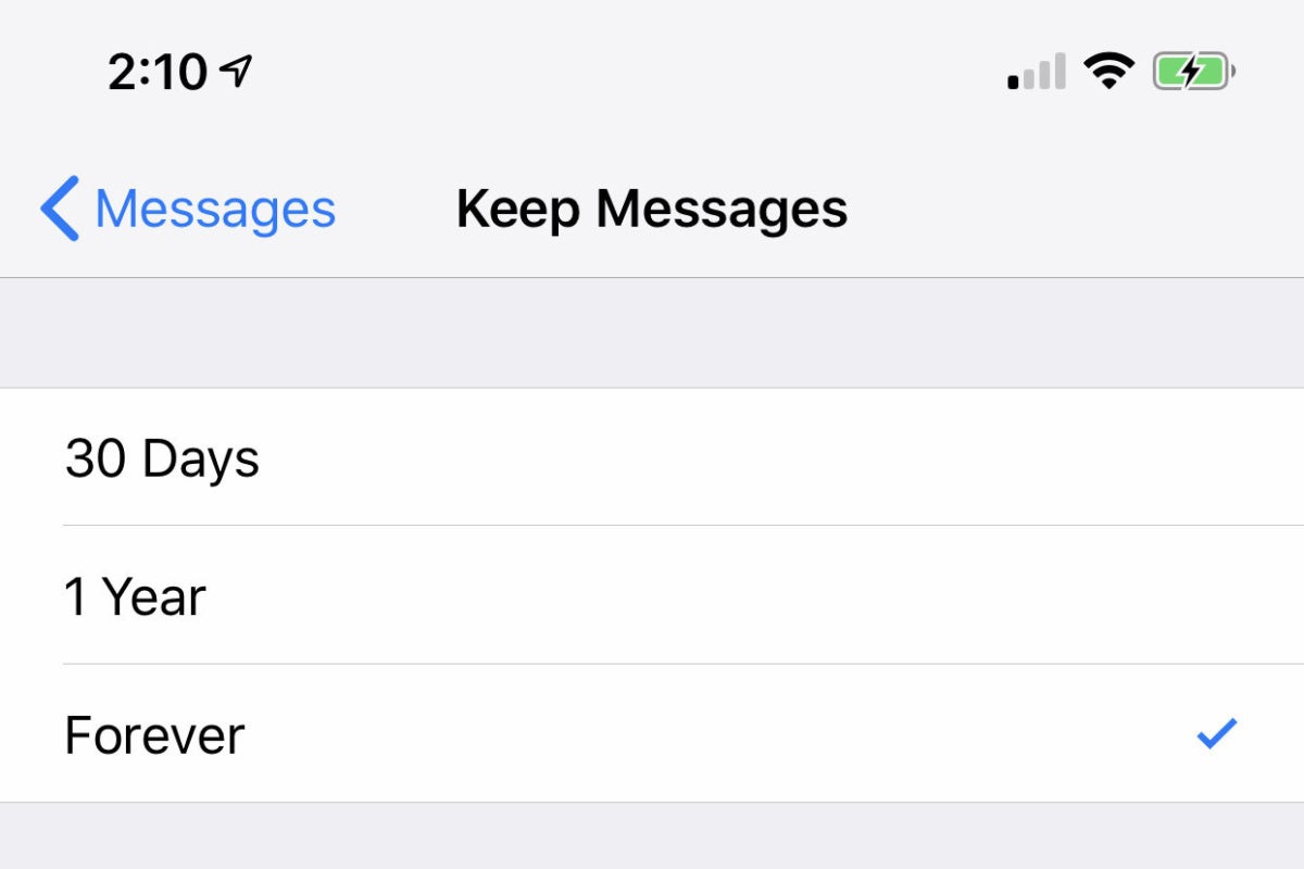 save iphone messages