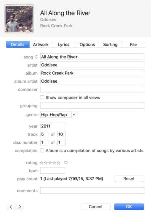 iTunes 12 metadata