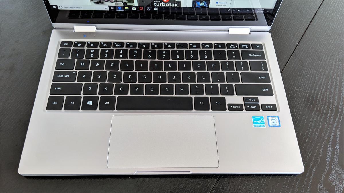 Samsung Notebook 9 Pro keyboard