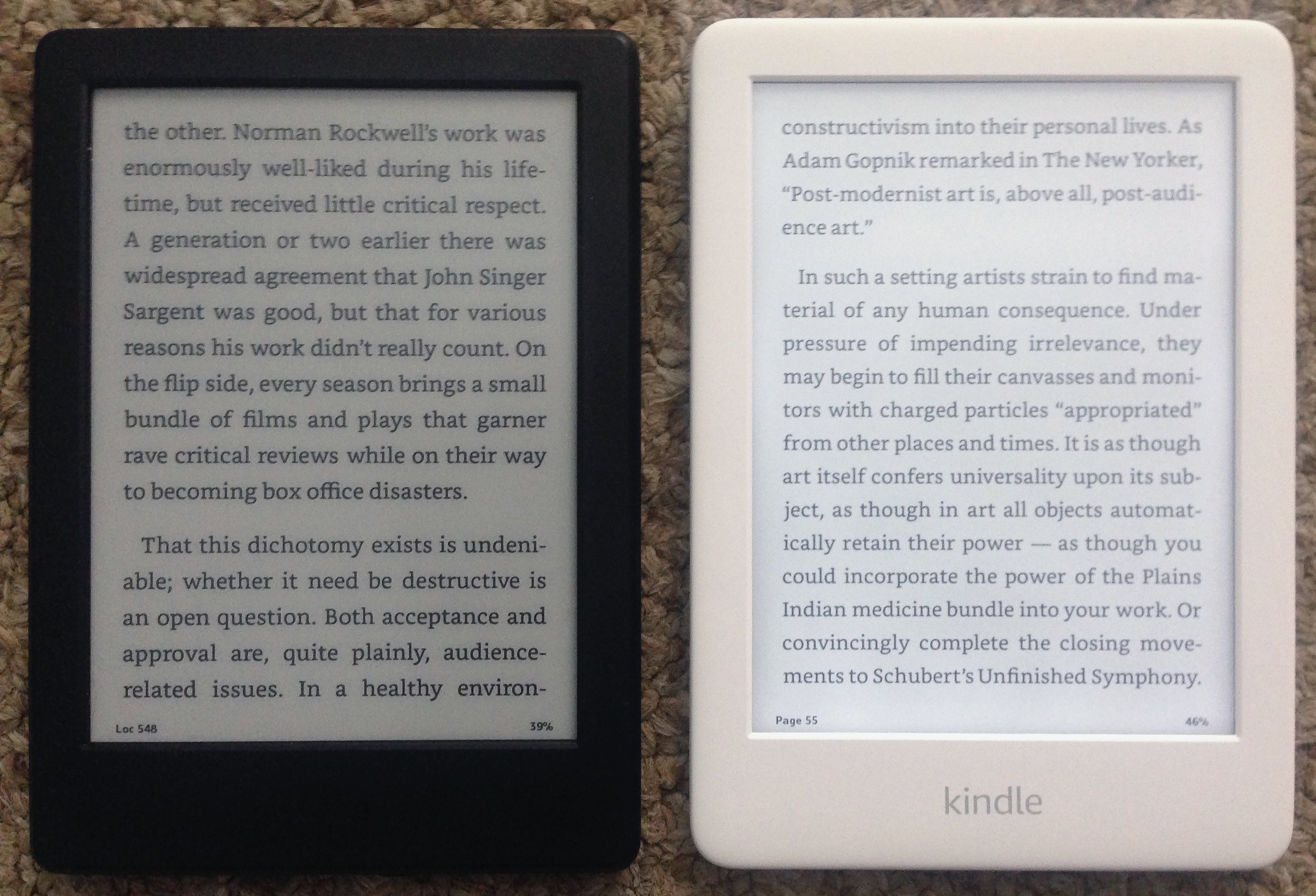 Amazon Allnew Kindle review Front lighting and a better screen