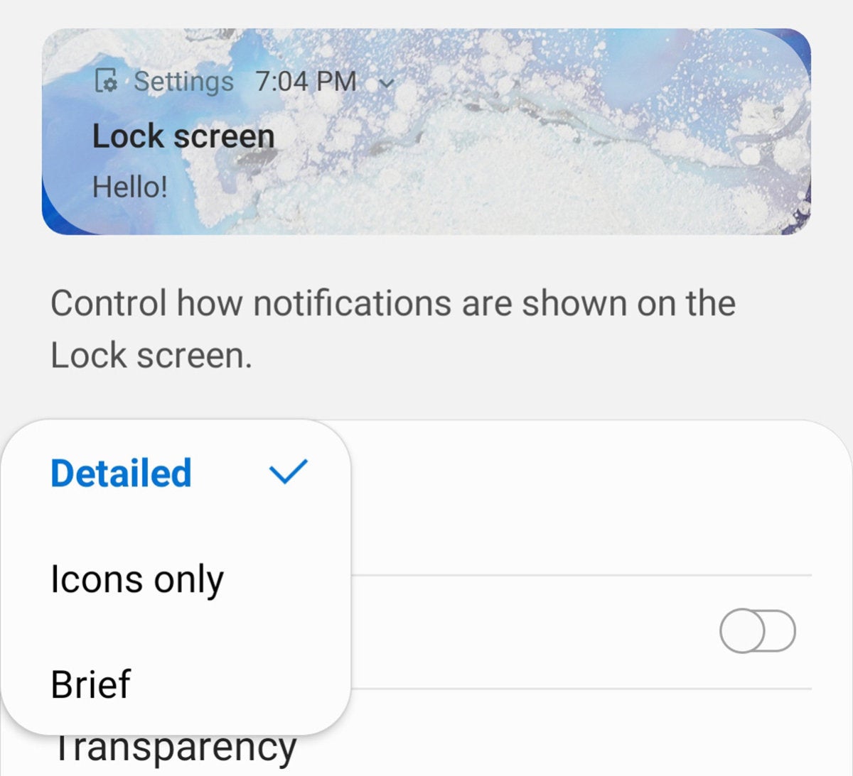 lock screen notifications