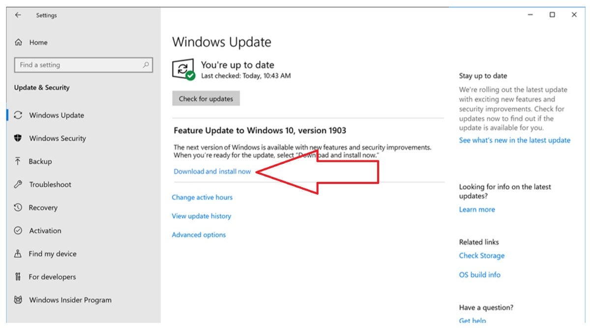 microsoft updates for windows 10