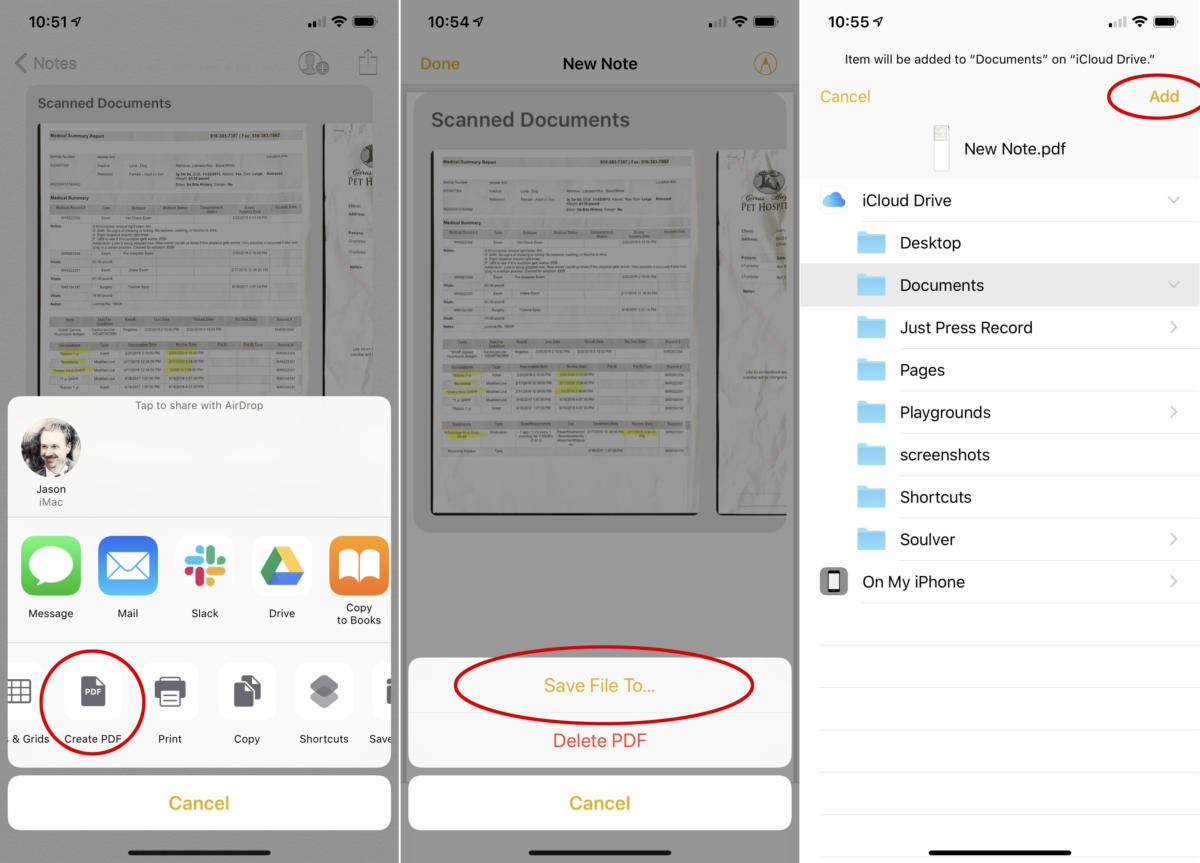 how to search a pdf file on iphone
