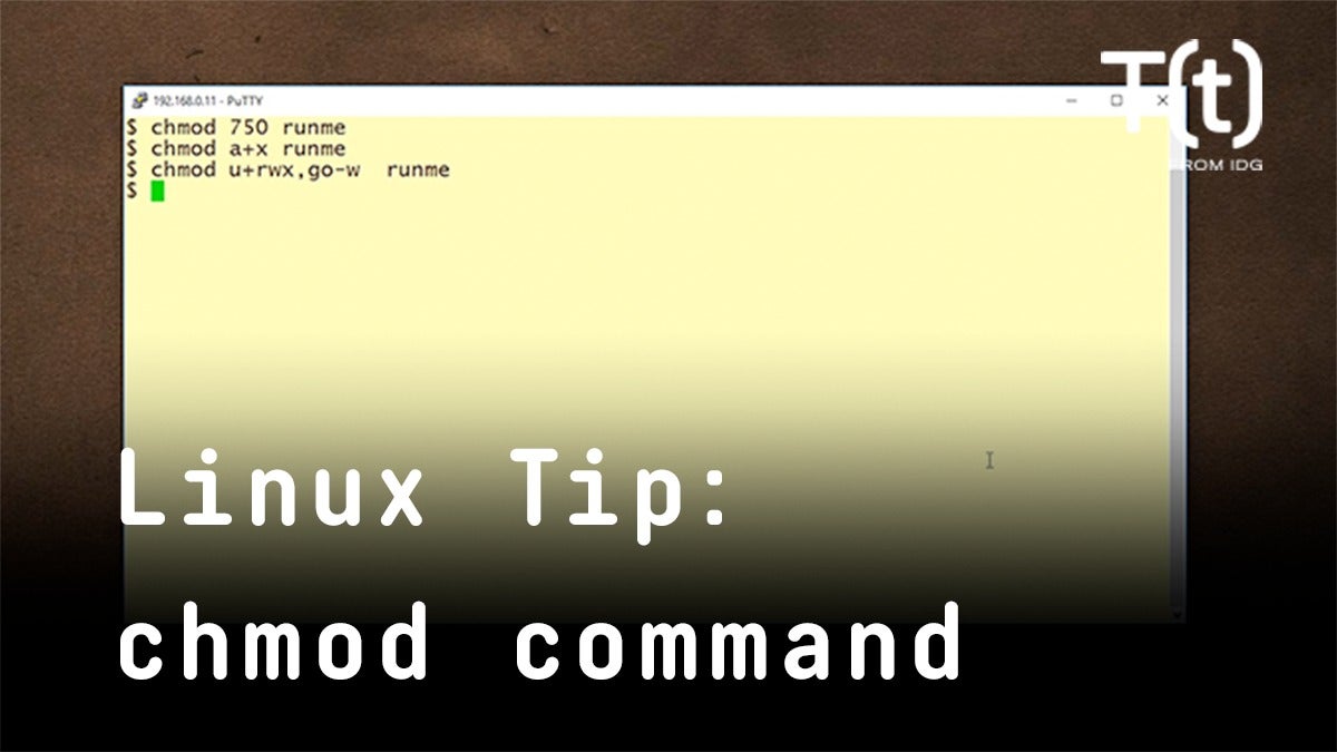 How To Use The Chmod Command 2 Minute Linux Tips Network World
