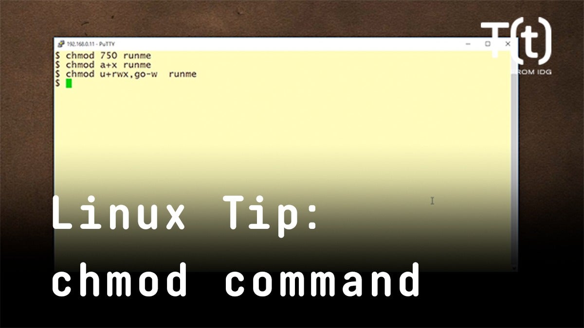 How to use the chmod command: 2-Minute Linux Tips | Network World