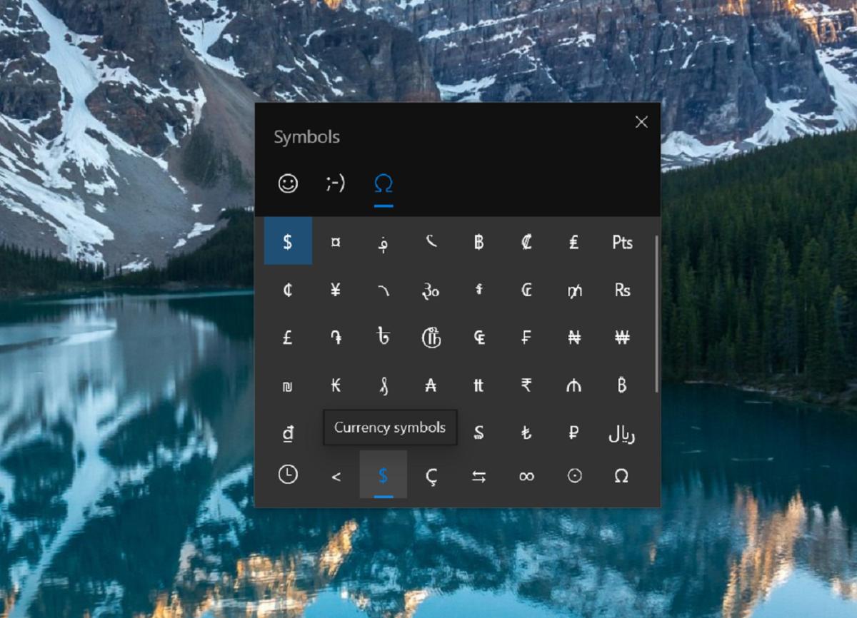 Microsoft Windows 10 symbols