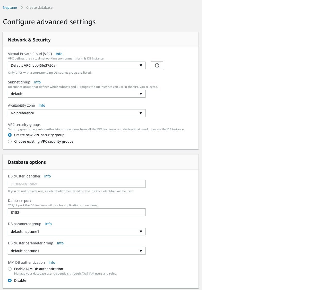 amazon neptune advanced settings 04