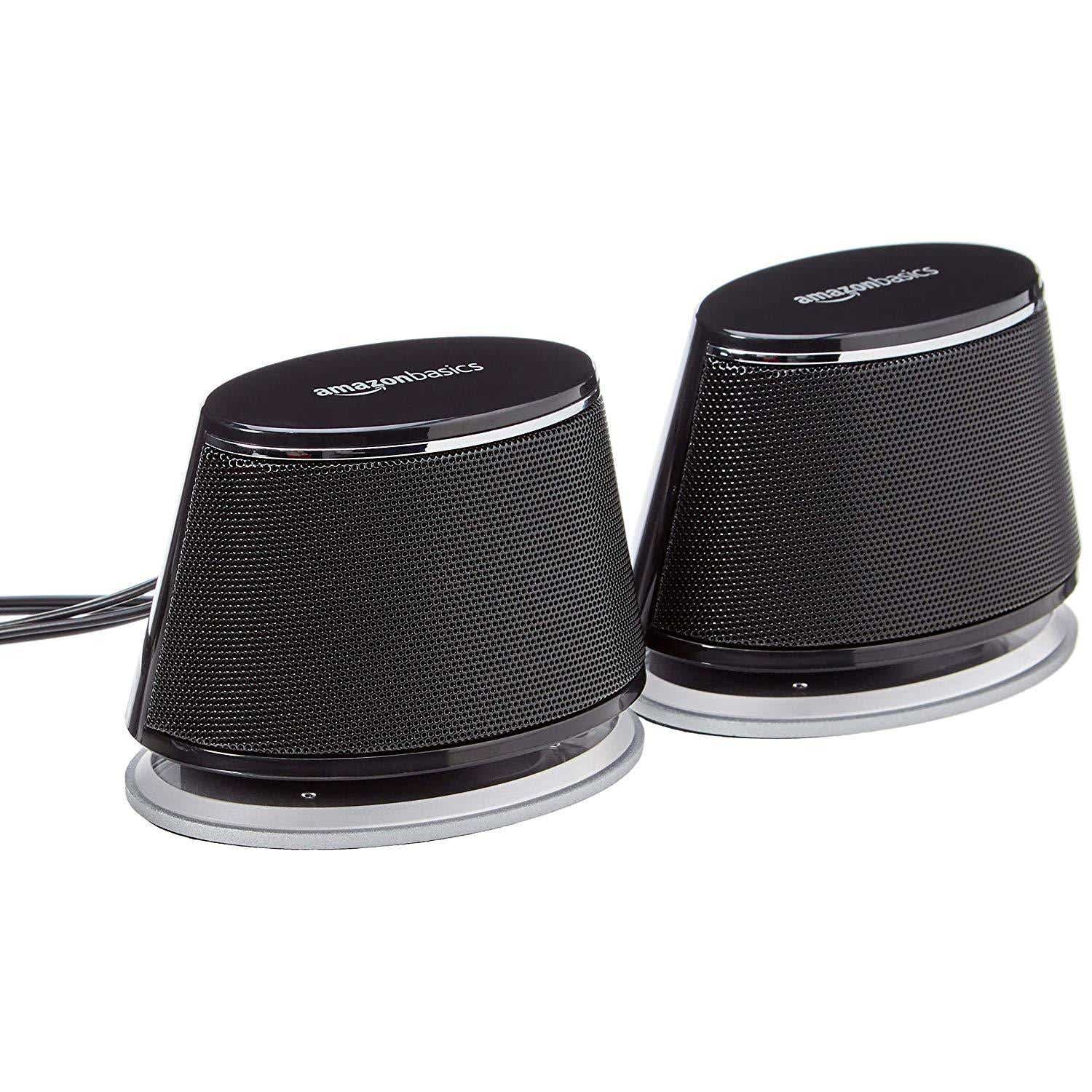 AmazonBasics USB-Powered Computer Speakers with Dynamic Sound