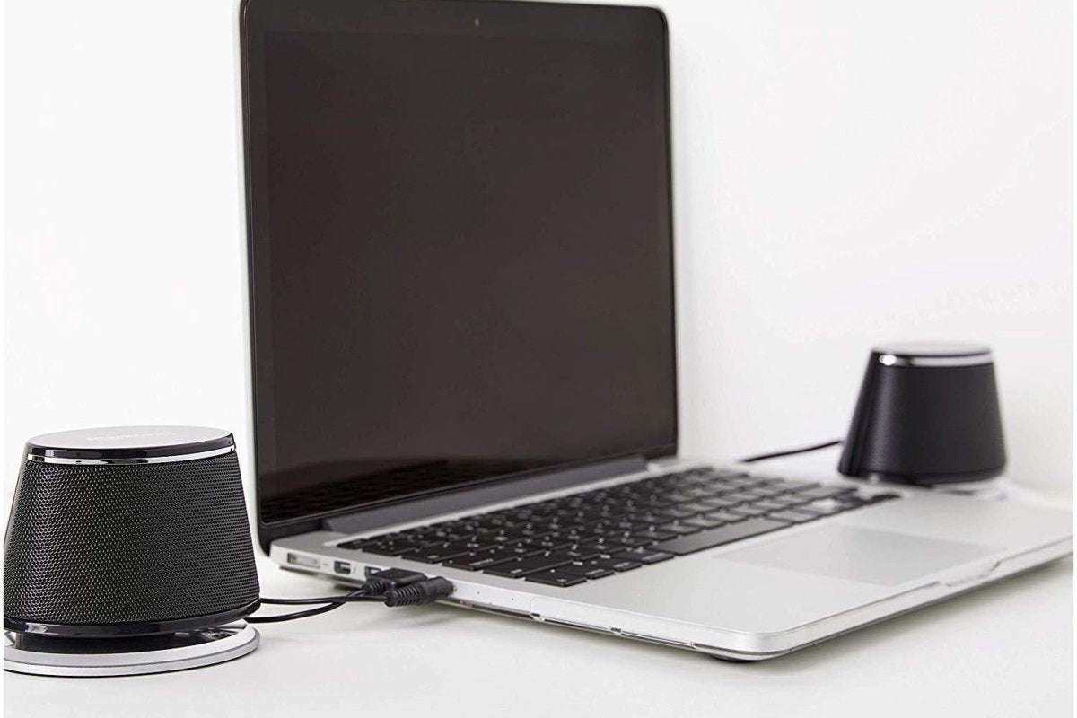 Basics Computer Speakers for Desktop or Laptop AC-Powered 