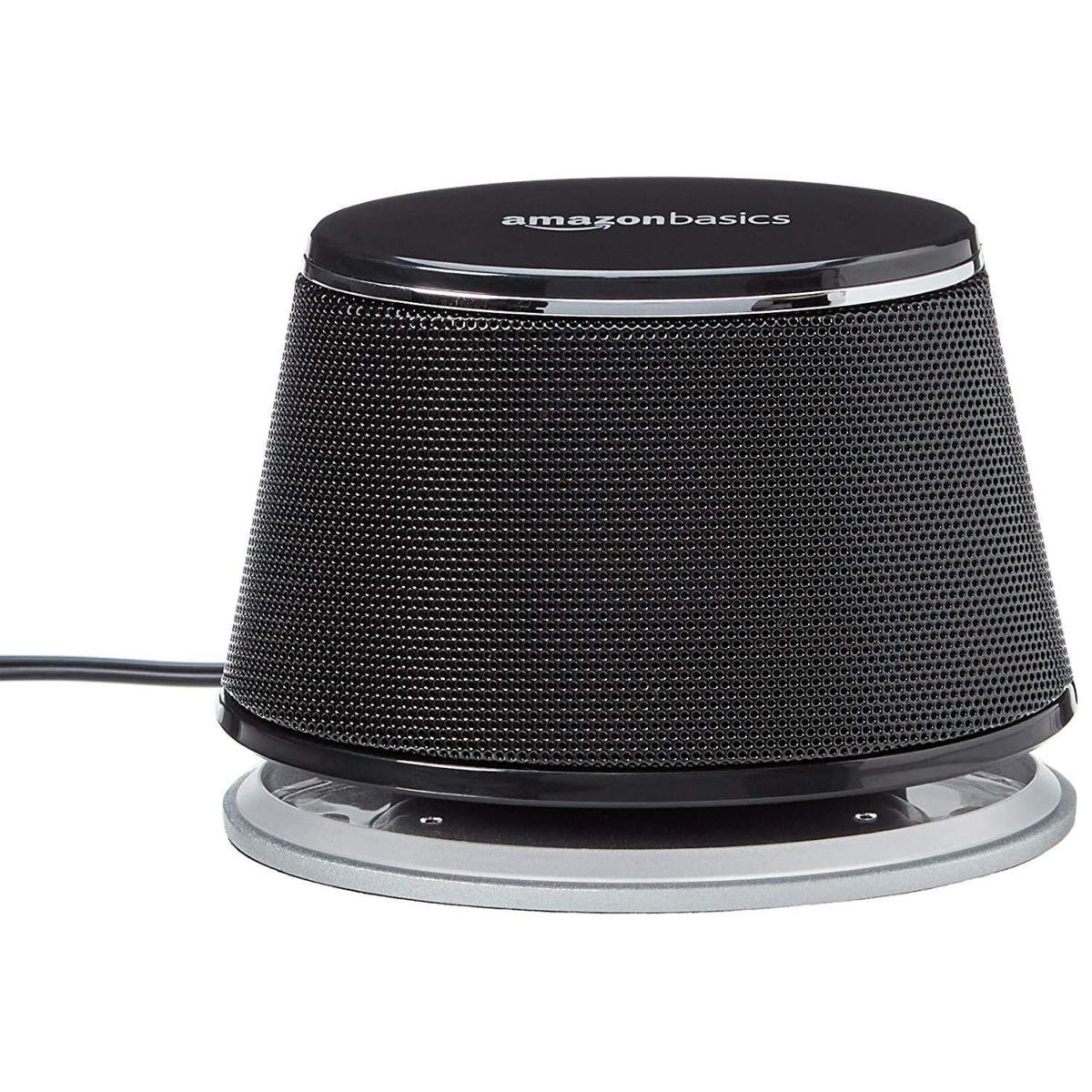 amazonbasics usb powered computer speakers single