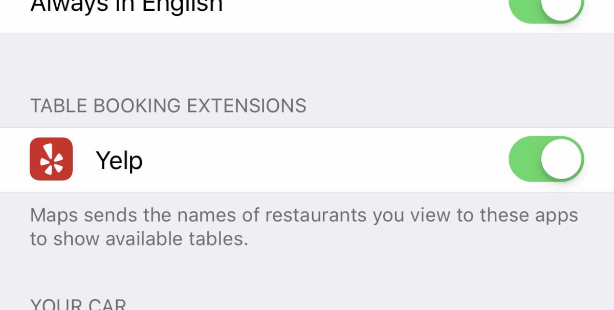apple maps astuces extensions