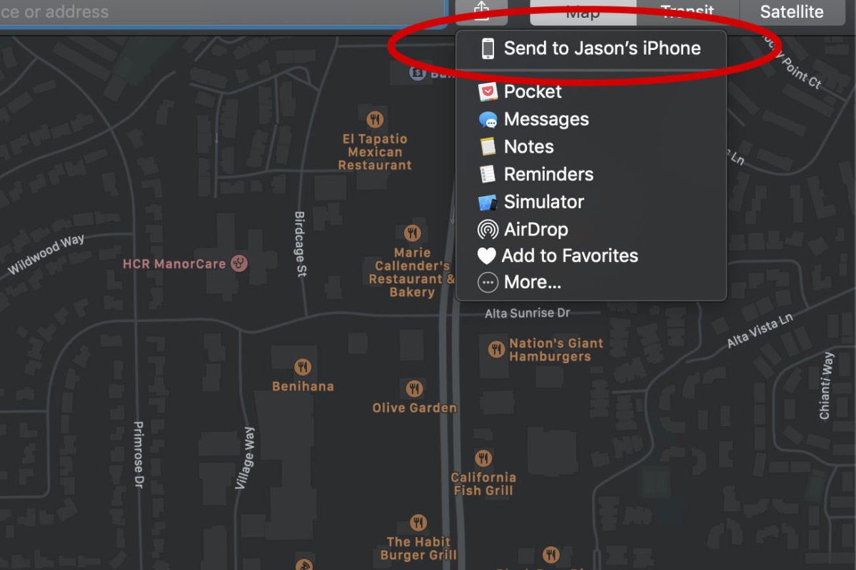 conseils Apple Maps envoyer iphone