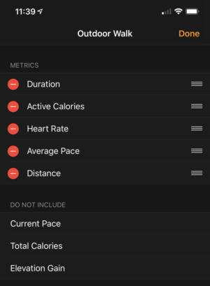 apple watch customize workouts