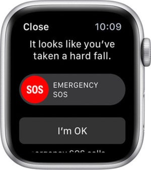 apple watch fall