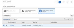 aws iam user policy