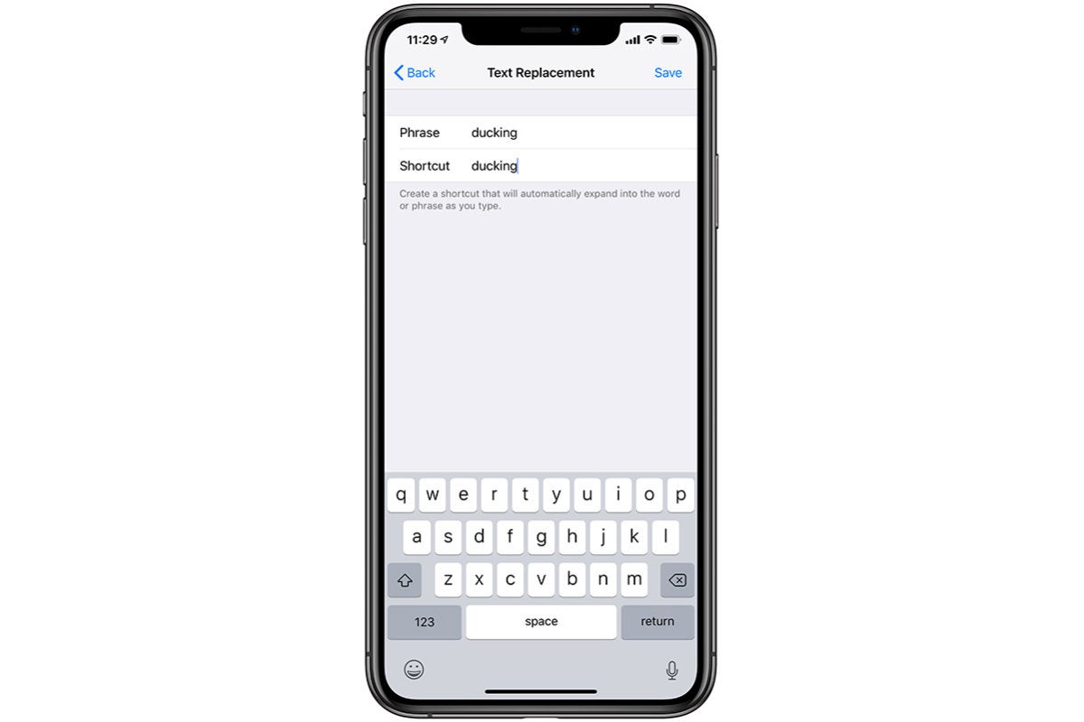 ducking ios autocorrect
