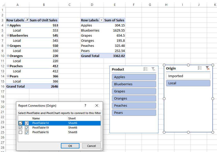 excel dataviz slicers2