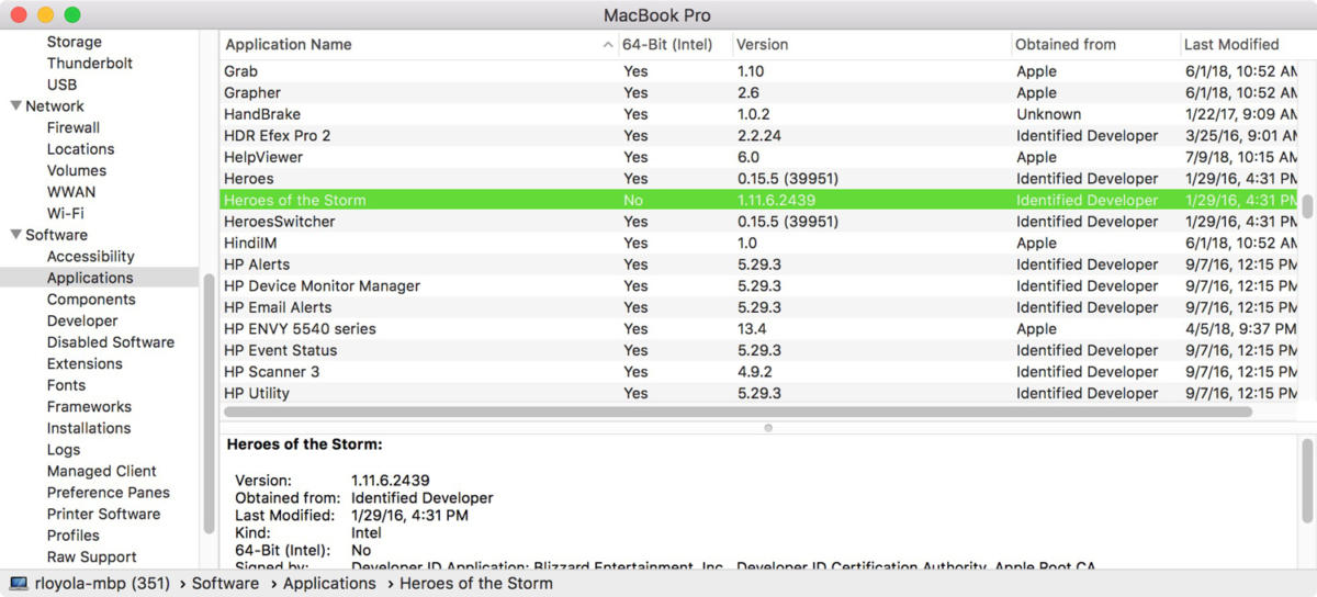 macbook 32 or 64 bit