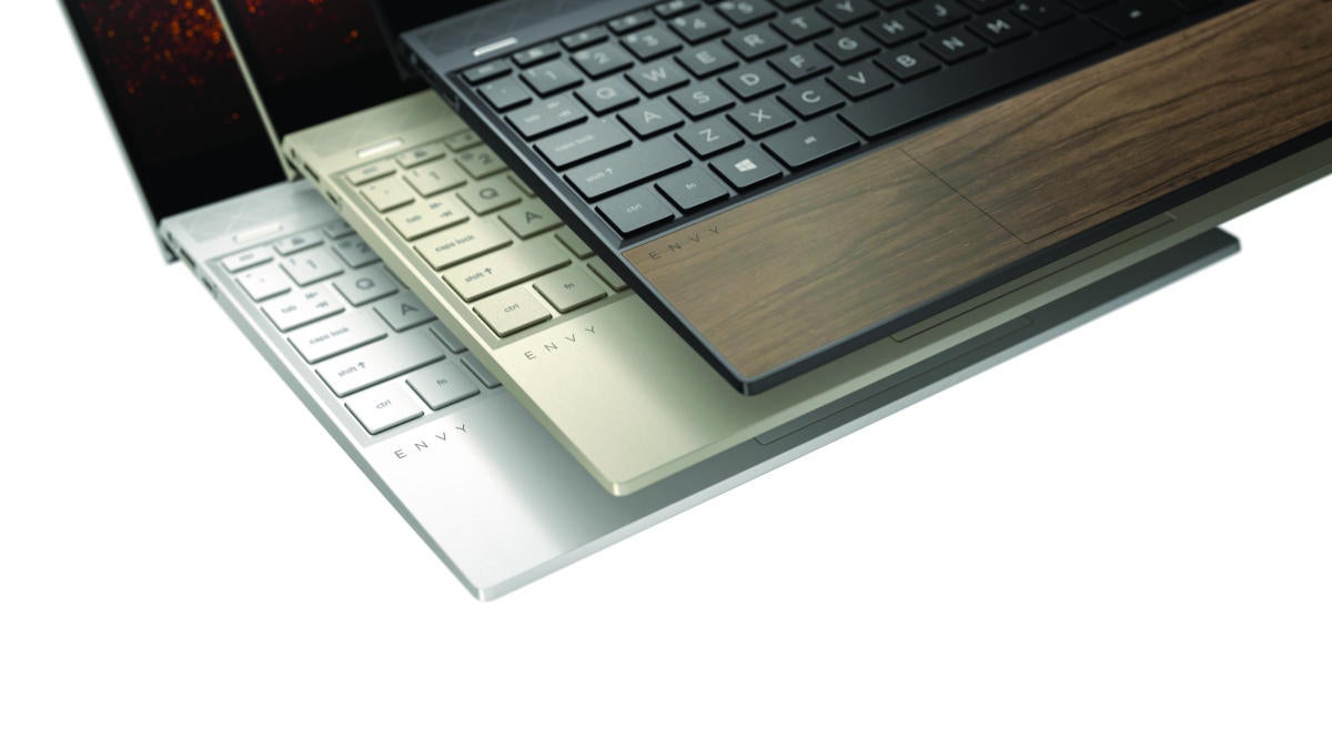 The HP Envy Wood Series puts real walnut or birch in five stylish