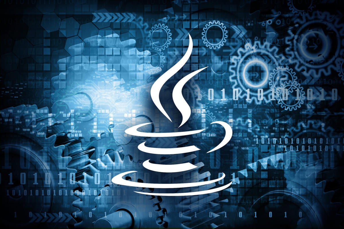 Java / binary code / gears / programming / coding / development