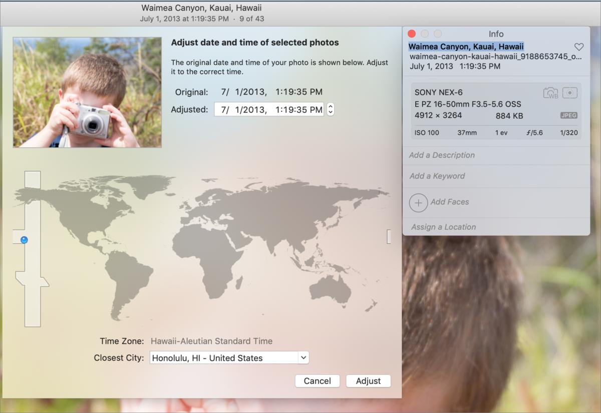 mac911 checking date zone photos macos