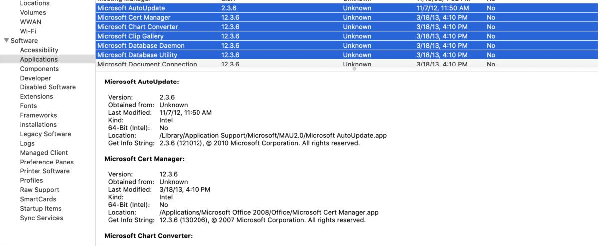 What is microsoft database daemon on mac