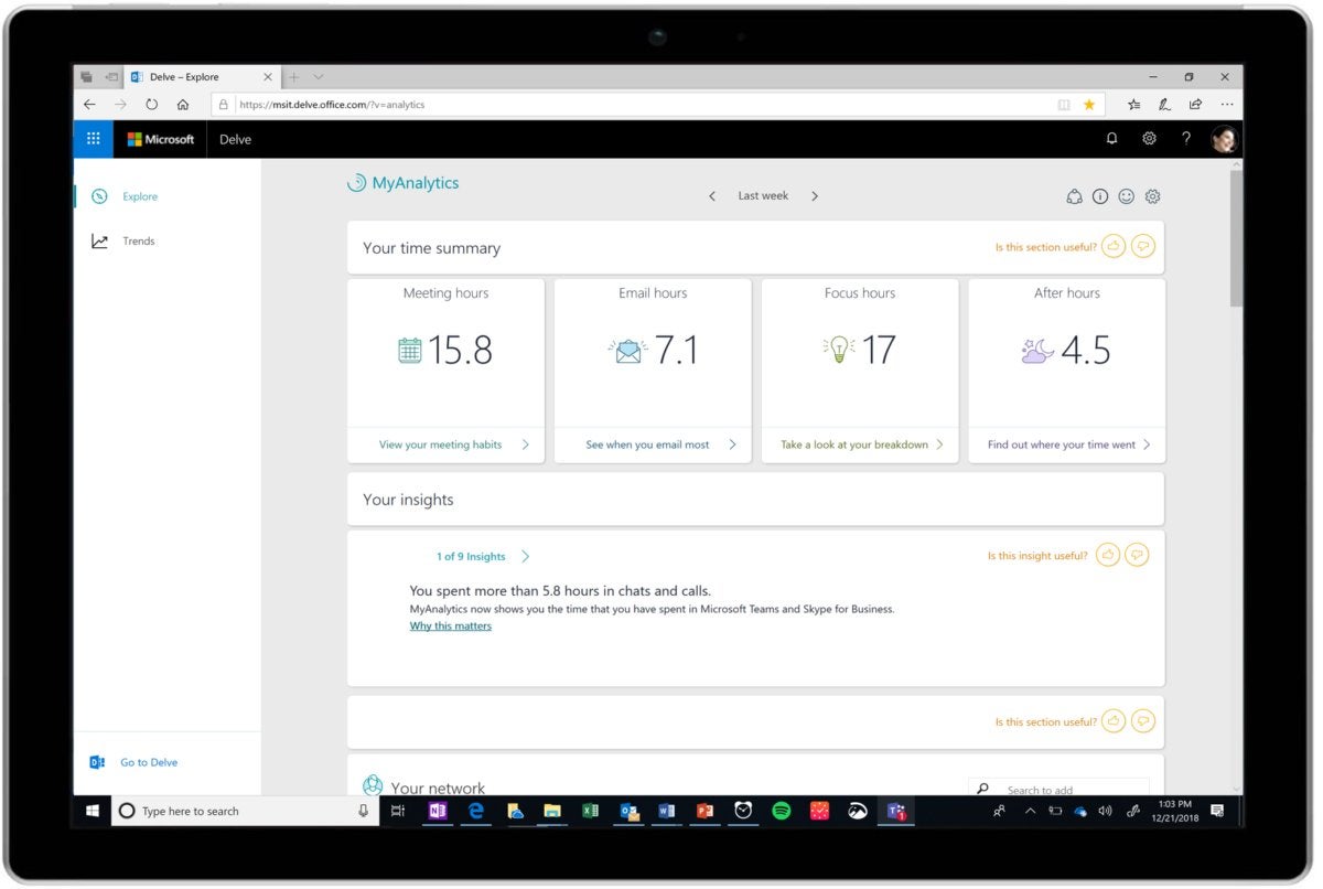 myanalytics microsoft