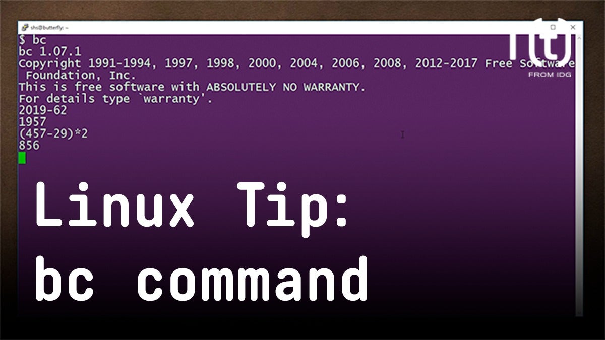 Calculator Command In Unix